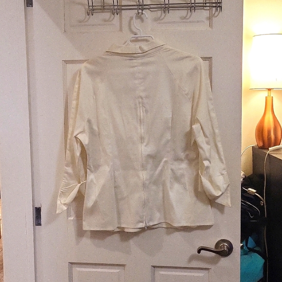 NWT Pinup Couture Deep V Neck Blouse - Picture 2 of 9